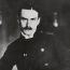 Black and white photo of Thomas Mann